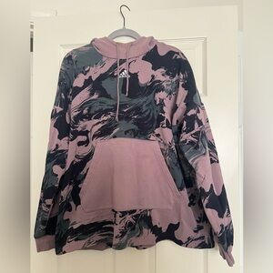 Marbled Adidas Hoodie